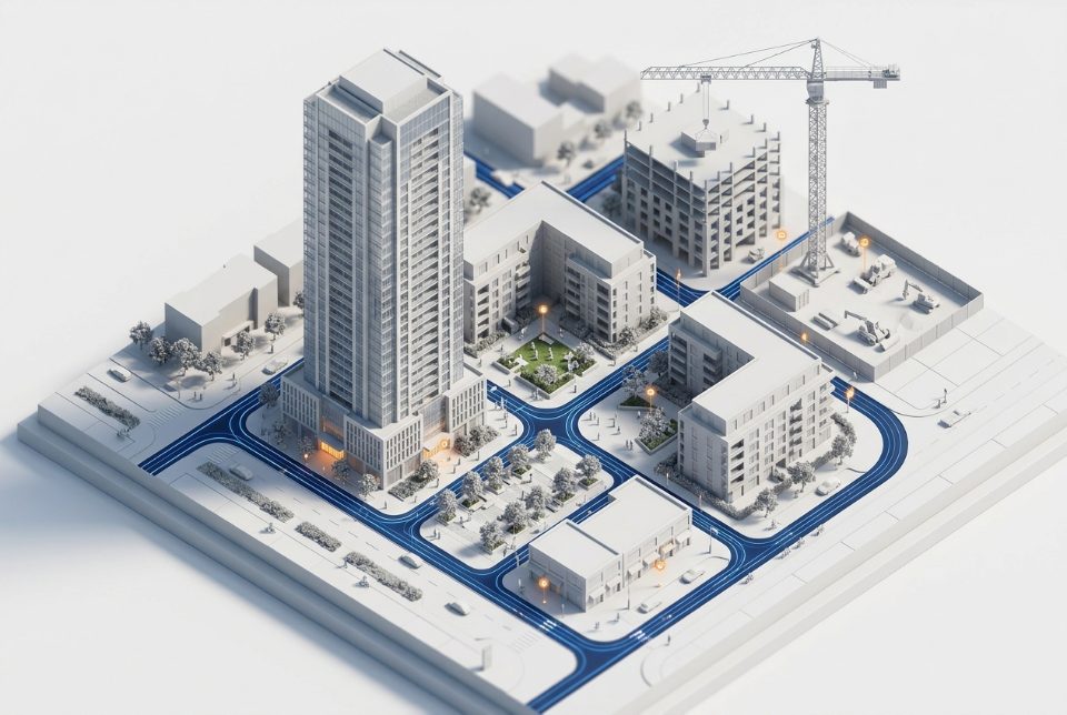 Infraestructura de redes y control de acceso para desarrollos inmobiliarios