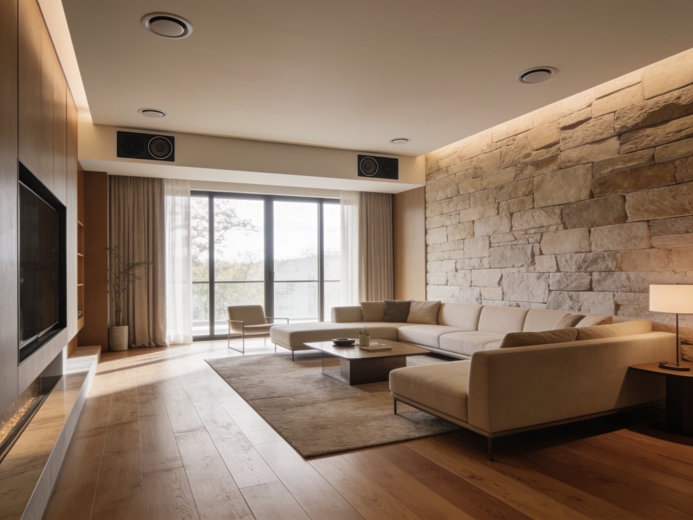 Sala con audio multizona
